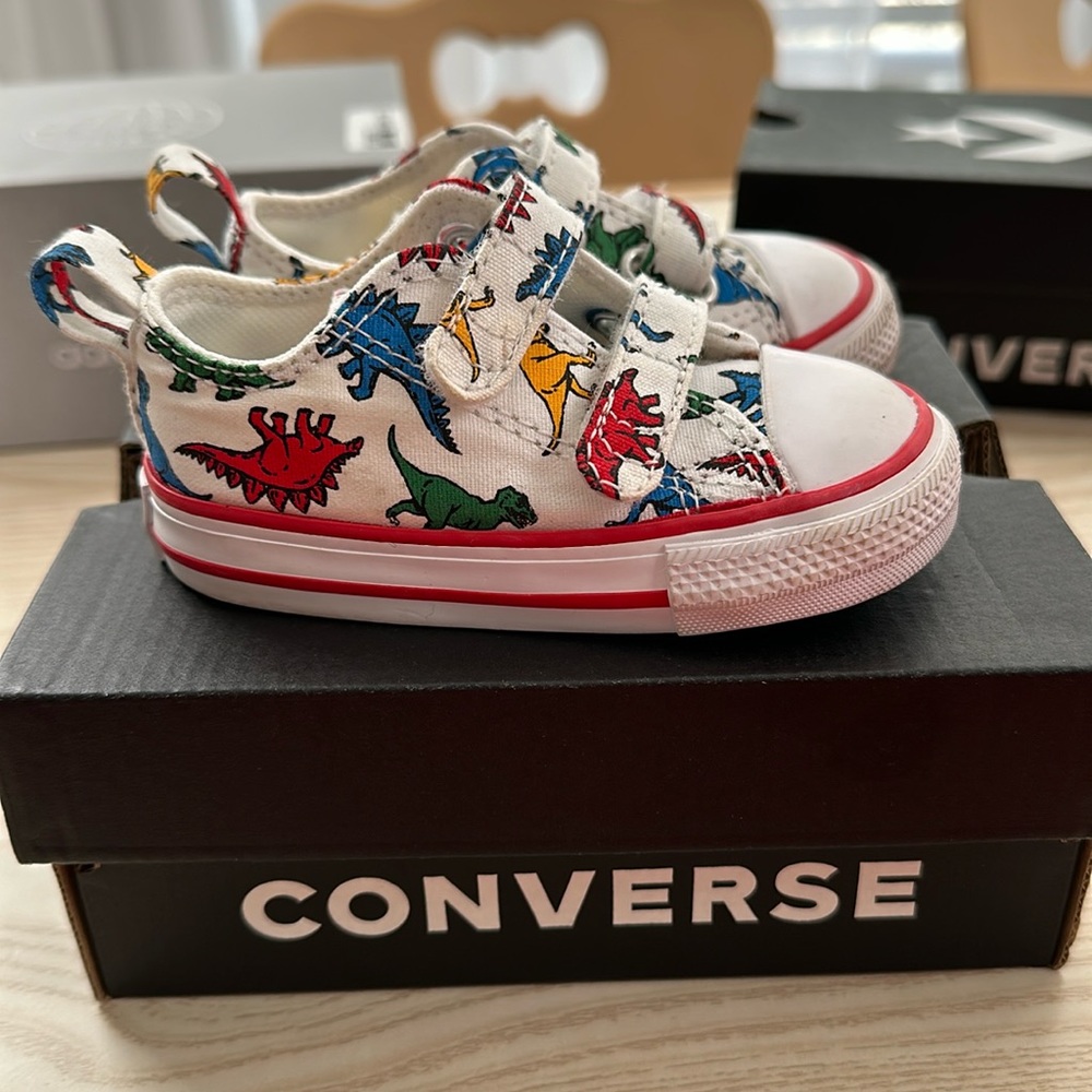 Converse sneakers with Dinosaurs